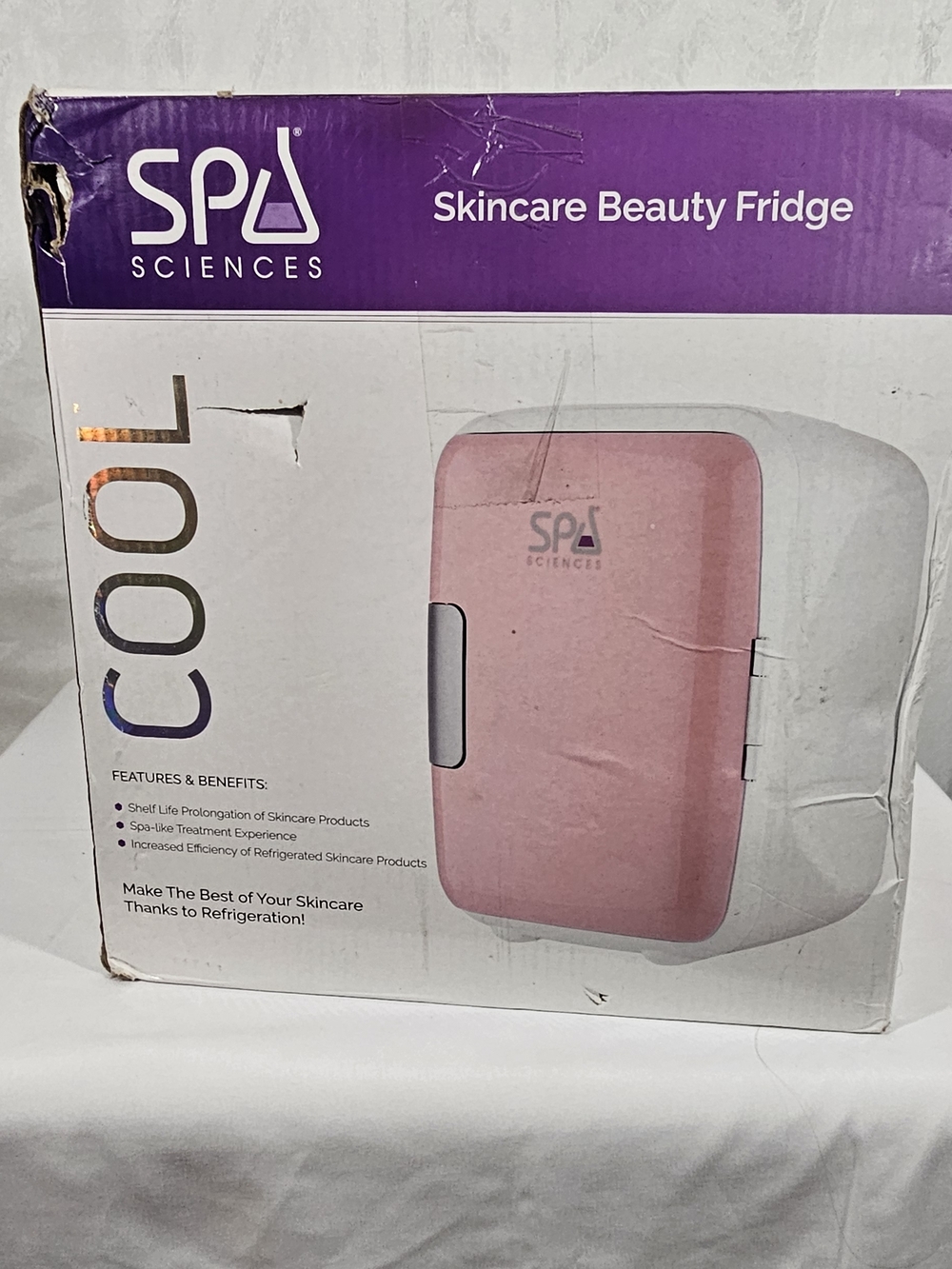 SPA Sciences Pink Skincare Beauty Fridge #225